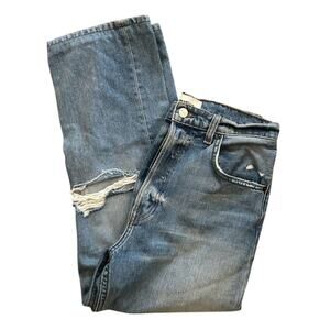 Deconstructed Reformation Jeans Size 27, eco-friendly